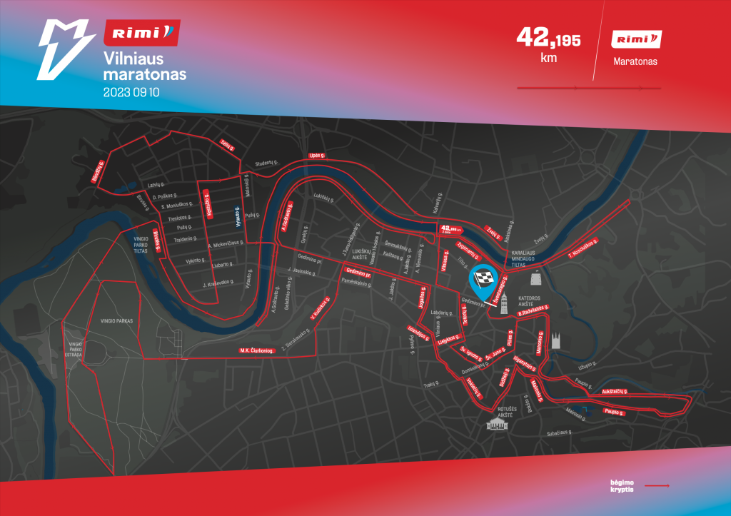 COURSES (2023) Rimi Vilniaus maratonas 2024